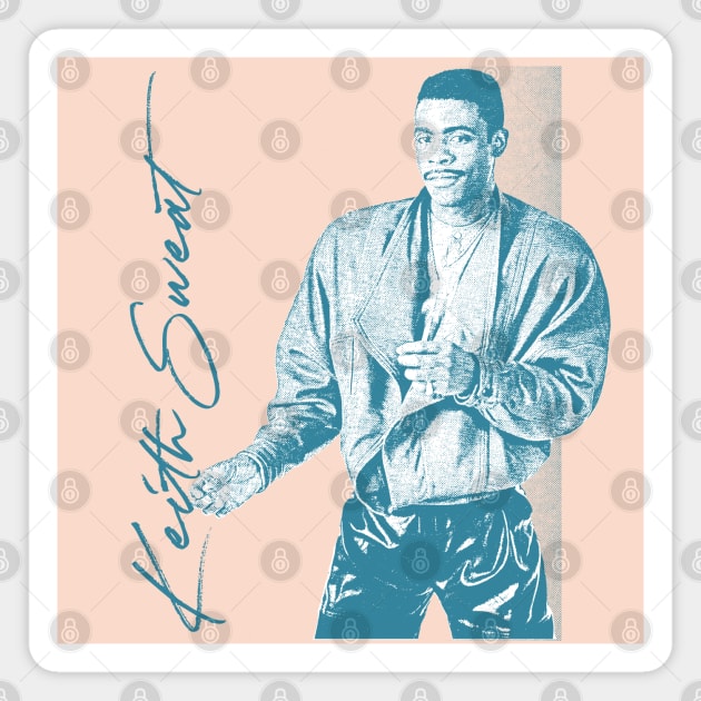 Keith Sweat / Retro 80s Aesthetic Design Magnet by unknown_pleasures